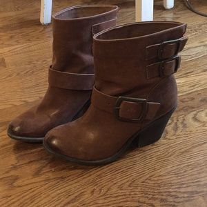 Lucky Brand Leather booties